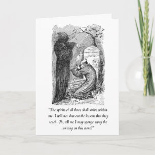 Une carte de A Christmas Carol