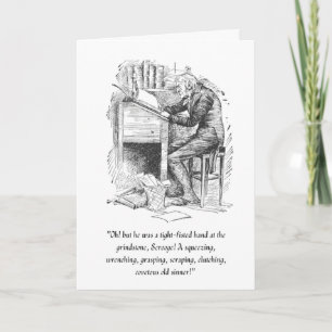 Une carte de A Christmas Carol