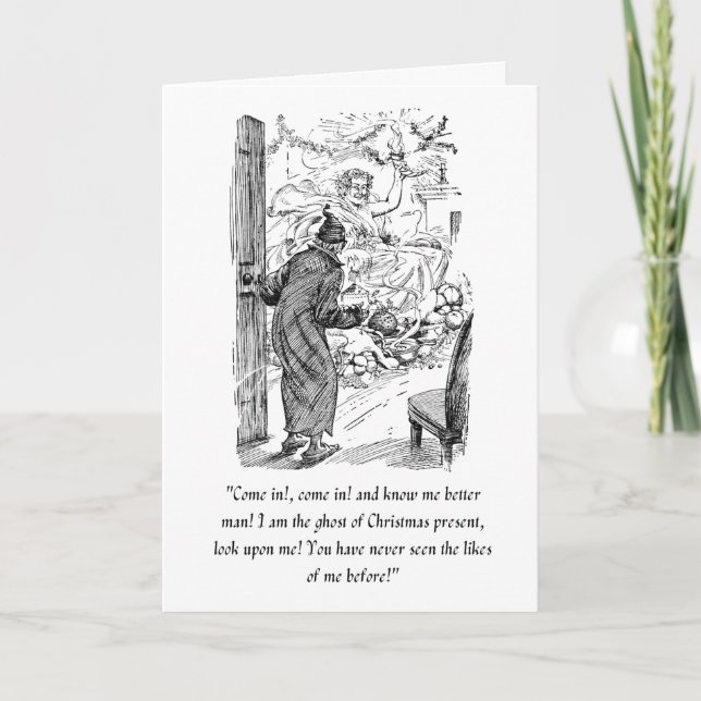 Une carte de A Christmas Carol (Devant)