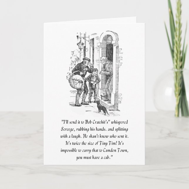 Une carte de A Christmas Carol (Devant)