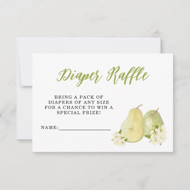 Une Carte De Boîtier À Raffle Petit Papier Doux (Devant)