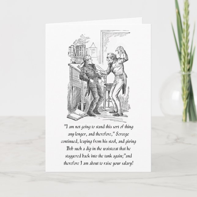 Une carte de Cantique de Noël (Devant)