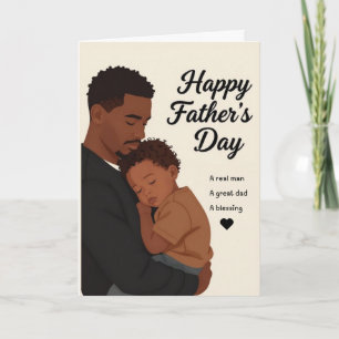 Une carte de fête des pères pour un papa béni
