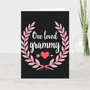Une carte de Grammy aimée