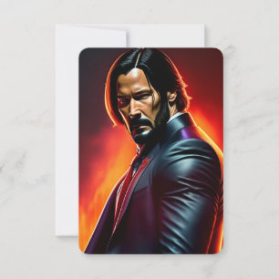 Une carte de John Wick.