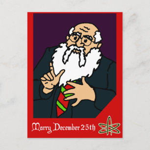 Une carte de Noël athée