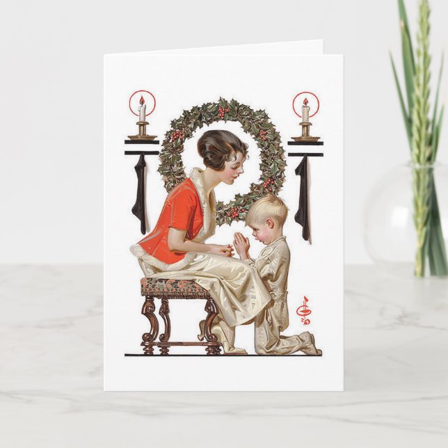 Une carte de Noël du cru J.C.Leyendecker (Devant)