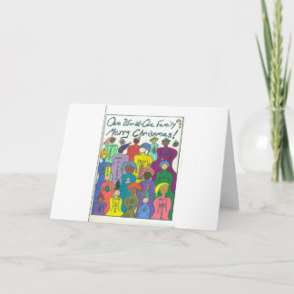 Une carte de Noël du monde