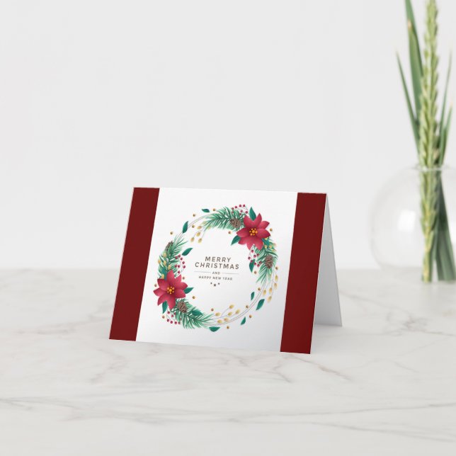 Une carte de Noël pour les employés (Devant)