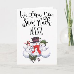 Une carte de Noël pour Nana