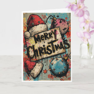 Une carte de Noël punk
