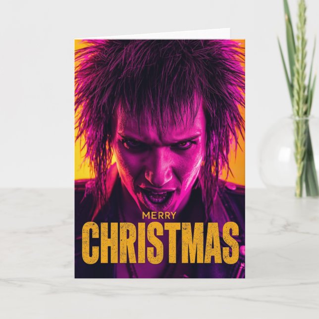 Une carte de Noël punk (Devant)