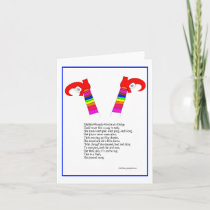 Une carte de note Mah Jongg pour un récit de prude
