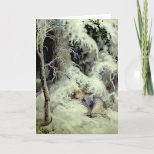 Une carte de rêve de Noël