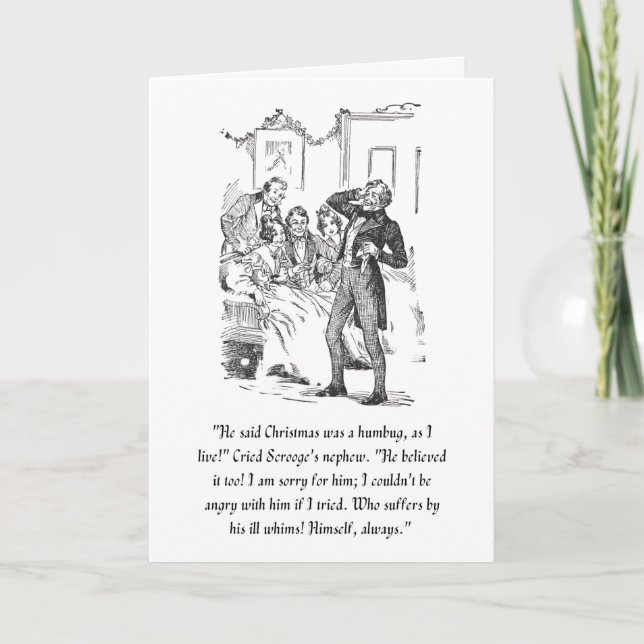 Une carte de Un chant de Noël (Devant)