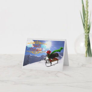 Une carte de vacances Cool Yule