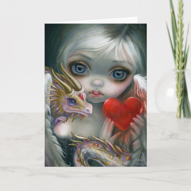 Une carte de voeux Dragonard Valentine (Devant)
