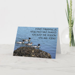 Une carte de voeux vierge d'inspiration passée