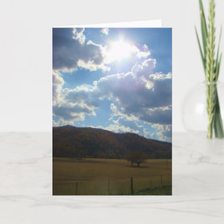 Une carte d'encouragement