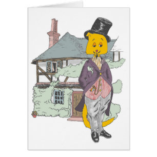 Une carte féline fine