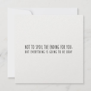 Une carte OKAY 5.25 x 5.25