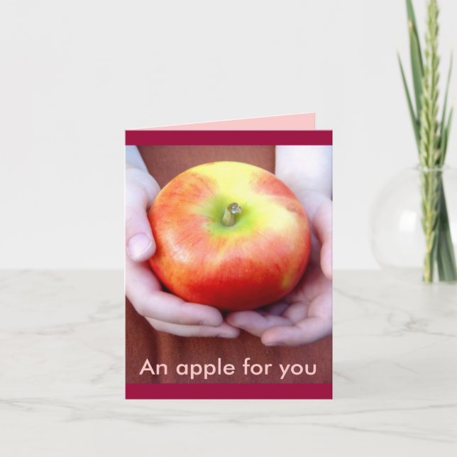 Une carte Pomme pour toi (Devant)