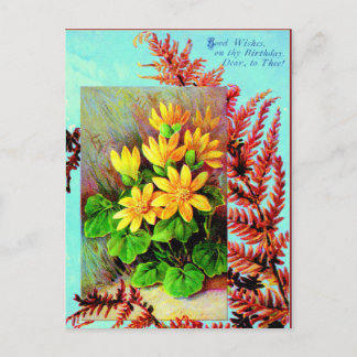 Une carte postale d'anniversaire pour vous !