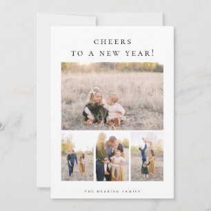 Une carte postale de jour d'année pour les fêtes