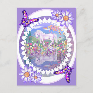 Une carte postale du paradis violet