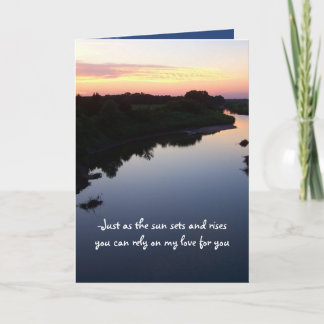 une carte pour mon amour.