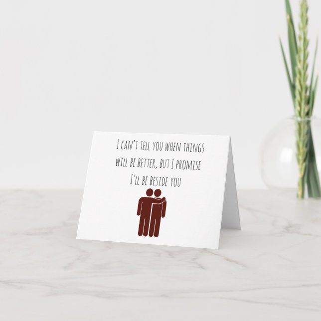 Une carte pour quand vous ne savez pas quoi dire (Devant)