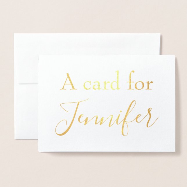 Une carte pour un être cher (Devant avec enveloppe)