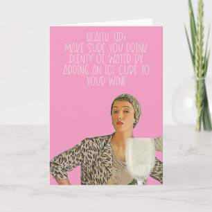 Une carte santé amusante.