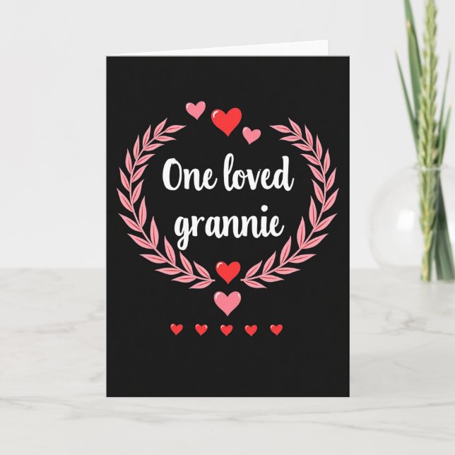Une carte spéciale pour une grand-mère aimée (Devant)