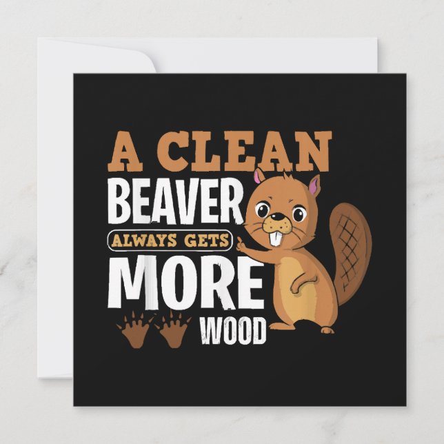 Une castor propre obtient toujours plus de bois ci (Devant)