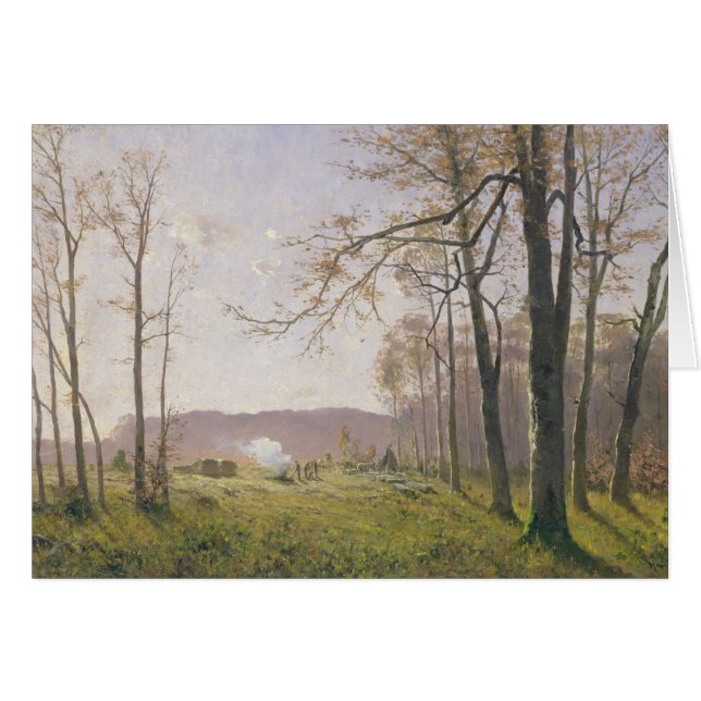 Une clairière dans un bois automnal, 1890 (Devant horizontal)