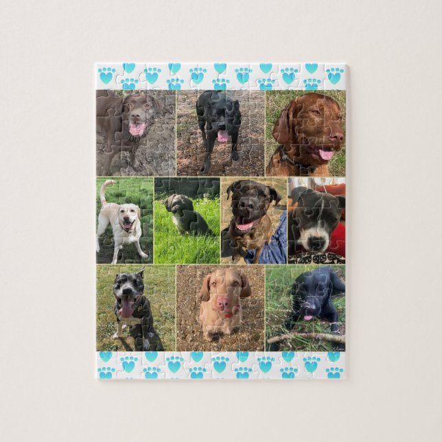 Une Collection De Puzzle De Chiens (Vertical)