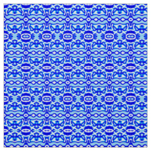 Une couleur bleu vif design classique tissu motif