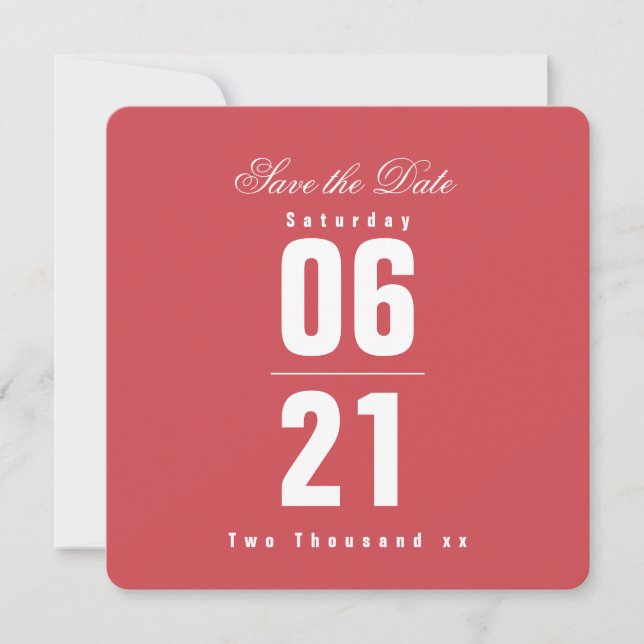 Une couleur moderne rose & typographieEnregistrer  (Devant)