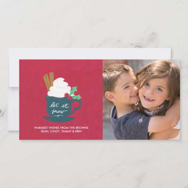 Une Coupe du Let It Snow Carte photo (Devant)