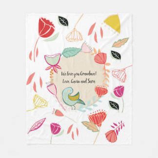 Une couverture personnalisée pour maman, grand-mèr