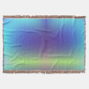 Une couverture tissée dégradée colorée avec un asp