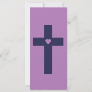 Une croix avec un cœur Art d'amour sacré