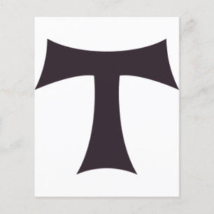 Une croix tau croix Saint-Antoine