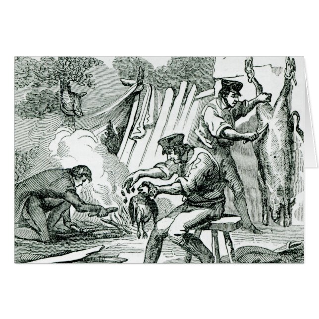 Une cuisine de camp, 1856 (Devant horizontal)