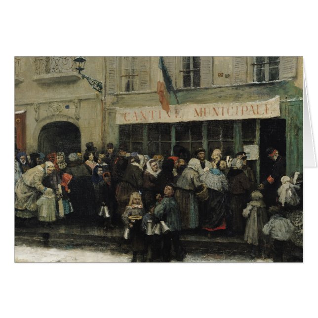 Une cuisine de soupe pendant le siège de Paris (Devant horizontal)