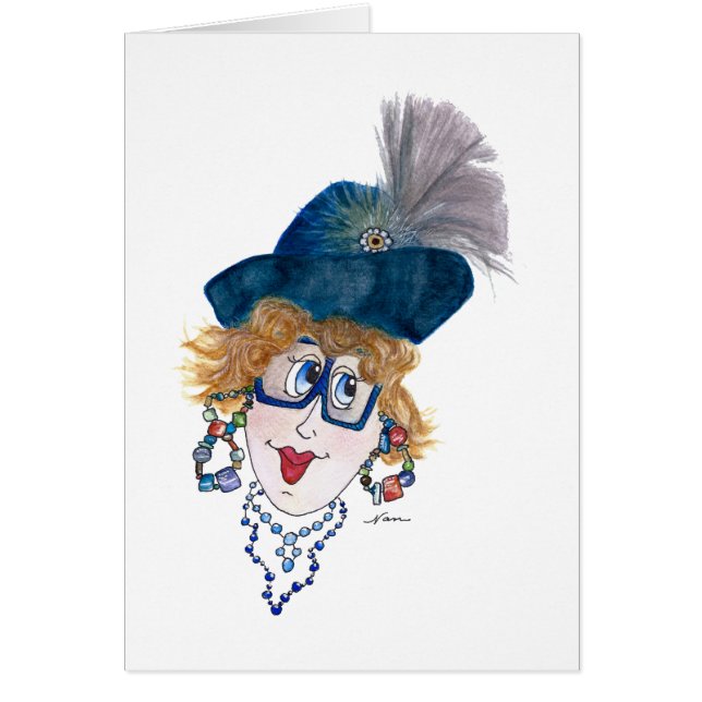 Une dame drôle teste l'eau (Devant)