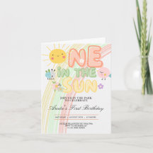 une dans le Soleil Cartes de vœux pour le premier