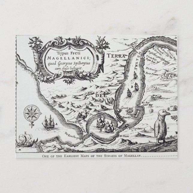 Une des premières cartes de la Magellan (Devant)