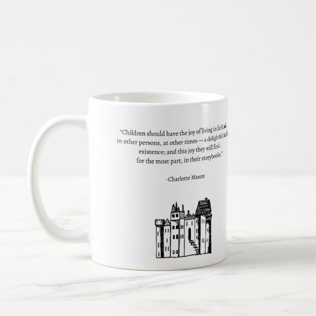 "Une double existence délicieuse" citation mug (Gauche)
